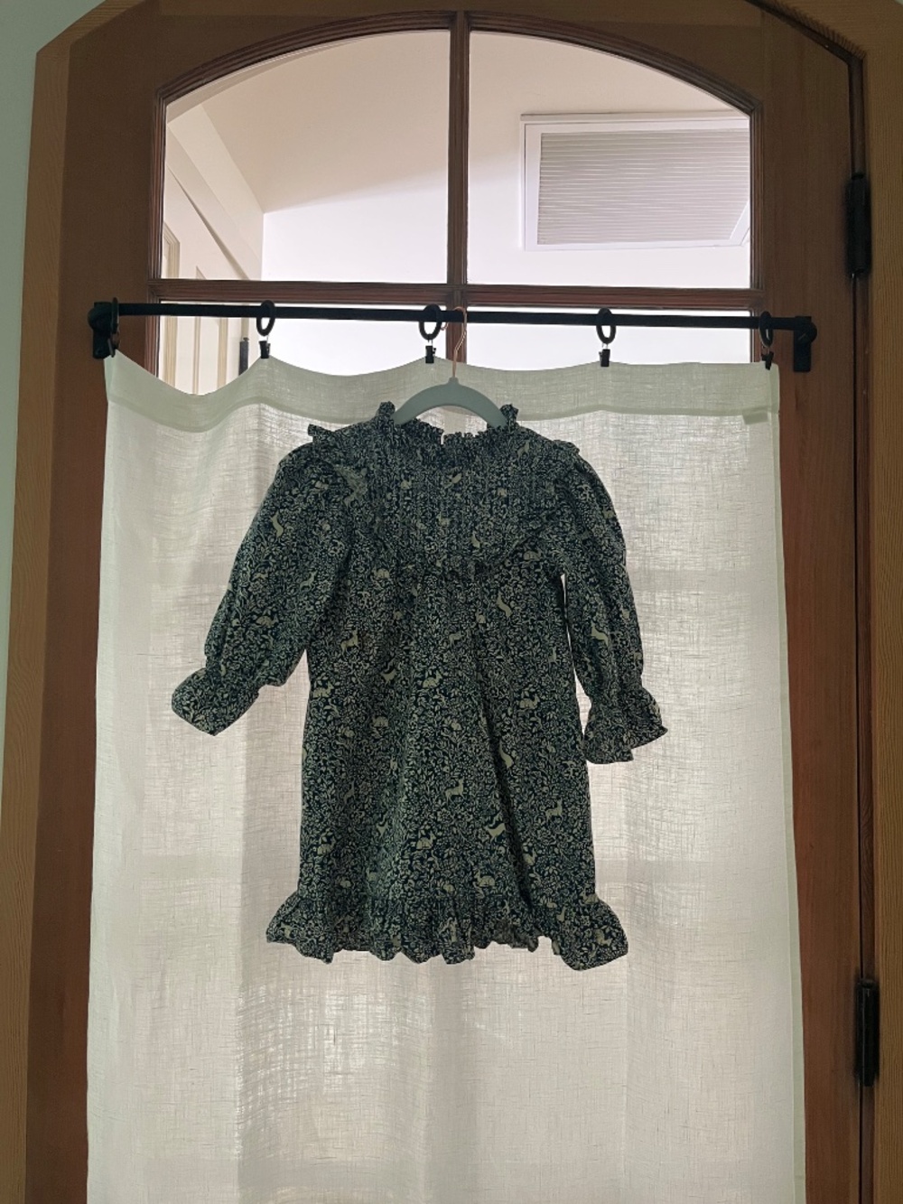 Doen kids dress size 4 Blue color